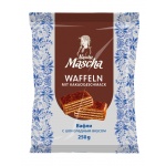 Nascha Mascha Waffeln mit Kakaogeschmack, umhüllt mit Glasur