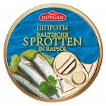 DOVGAN Baltic Sprats in Rapeseed Oil