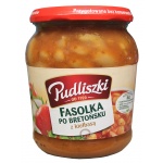 Pudliszki "Fasolka" Weiße Bohnen mit Würstchen in Tomatenzubereitung
