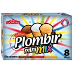 Plombir Mini Mix Vanilla Chocolate Caramel (8 x 85 ml)