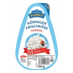 DOVGAN Family Körniger Frischkäse 2,5 % Fett i. Tr.