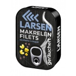 LARSEN Pfeffer Makrelenfilets geräuchert, in Rapsöl