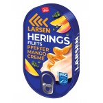 LARSEN Herring fillets in pepper mango sauce MSC