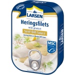 LARSEN Heringsfilets Senf-Dill-Sauce MSC