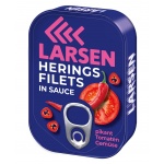 LARSEN Heringsfilets in pikanter Tomatensauce MSC