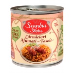 Scandia Sibiu Carnaciori Würstchen mit Bohnen
