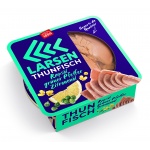 LARSEN Thunfisch mit Zitronenöl und grünem Pfeffer, mit transparentem Deckel