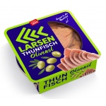 LARSEN Thunfisch in Olivenöl, mit transparentem Deckel
