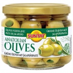 SUNTAT Grüne Oliven mit Jalapenopaste