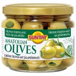 SUNTAT Grüne Oliven mit Jalapenopaste