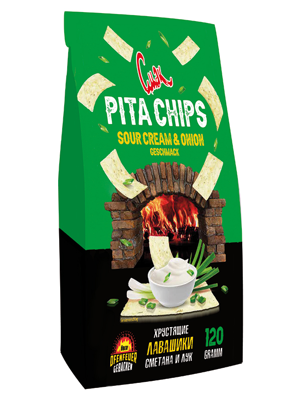 Cmak Pita Chips sour cream & onion Geschmack 120 g