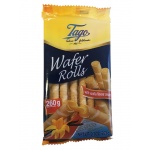 Tago Rurki waflowe Wafer Rolls with Cream Filling with Vanilla Flavor