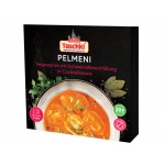 Taschki Pelmeni mit Schweinefleischfüllung in Cocktailsauce
