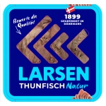 LARSEN Thunfisch Natur mit transparentem Deckel