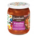 Lewandowski "Fasolka po bretonsku" Weiße Bohnen mit Würstchen und Speck in Tomatensauce