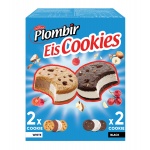 Plombir & Friend Doppelkeks Mix mit Eiscreme Vanille-Schoko 4 x 80g