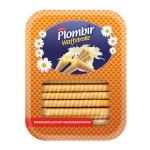 Plombir Waffelrollen mit Milchgeschmack