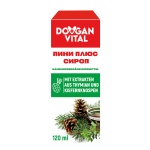 Dovgan Vital Nahrungsergänzungsmittel Pini plus Sirup mit Thymian und Kiefernknospen